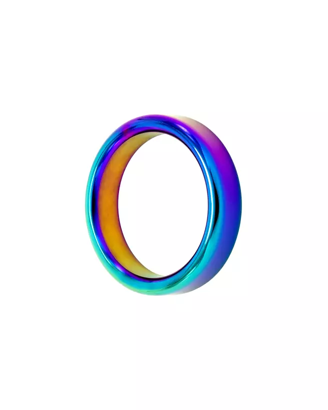 Image du LOCKED RAINBOW RING 47 MM, cockring coloré haute performance-1