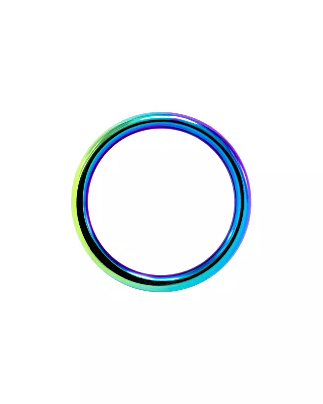 Image du LOCKED RAINBOW RING 47 MM, cockring coloré haute performance-3