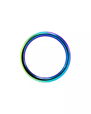 Image du LOCKED RAINBOW RING 47 MM, cockring coloré haute performance-3