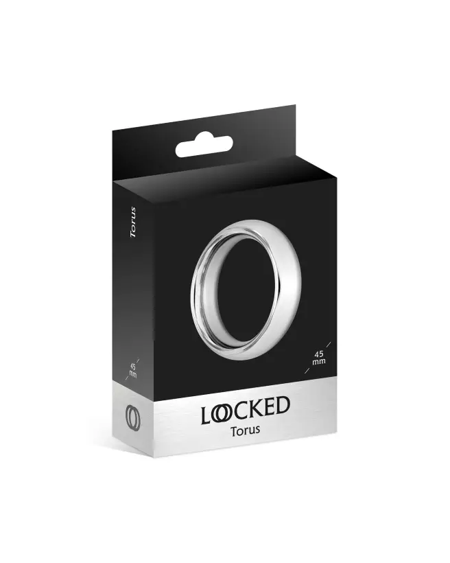 Cockring LOCKED TORUS 45 MM pour performance et confort optimal-2