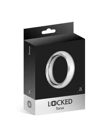 Cockring Locked Torus 50 mm pour endurance et confort optimal-2