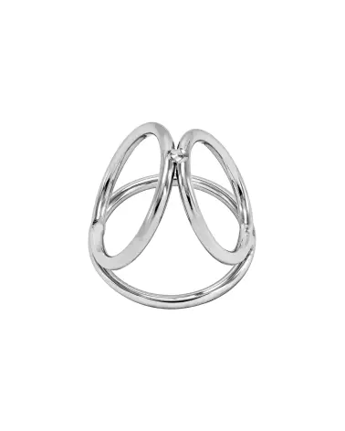 Image du LOCKED TRIPLE RING 45/32/37 MM, cockring triple anneau en silicone pour performance et confort-3