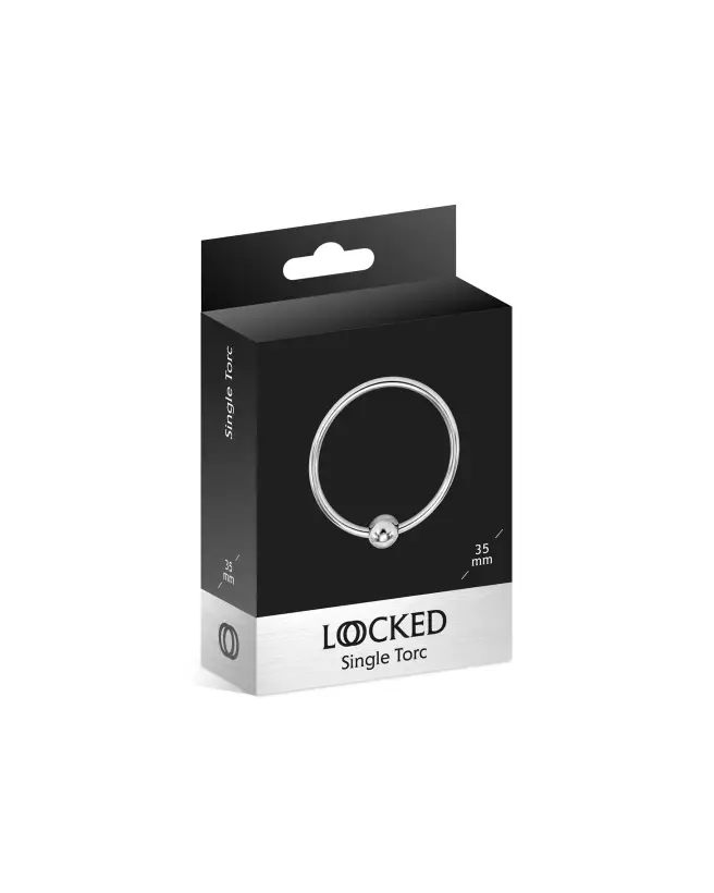 Image LOCKED SINGLE TORC 35 MM - Anneau Pénien de Haute Qualité-2