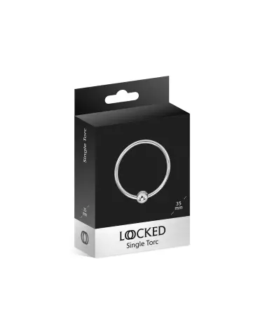 Image LOCKED SINGLE TORC 35 MM - Anneau Pénien de Haute Qualité-2
