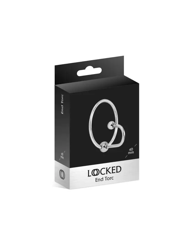 Image du cockring LOCKED END TORC 40 MM en silicone, robuste et confortable-2