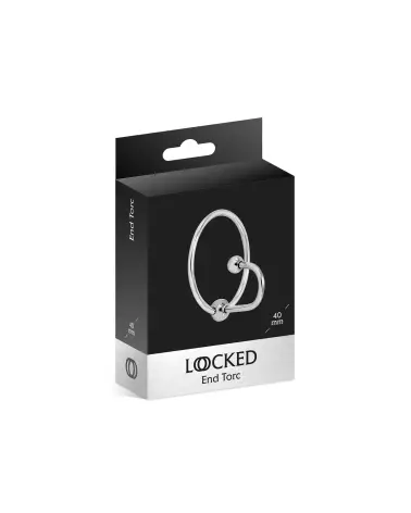 Image du cockring LOCKED END TORC 40 MM en silicone, robuste et confortable-2