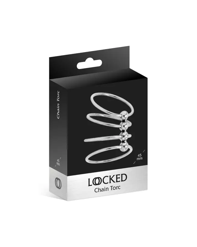 Image du LOCKED CHAIN TORC 45 MM, cockring robuste et confortable-2