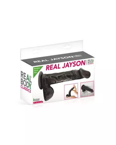 Gode réaliste Real B. Jayson BLK de Real Body en action-2