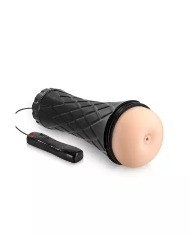 Masturbateur REALBODY ANUS VIBRAT NOIR pour stimulation intense-4