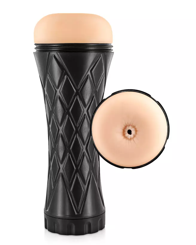 Image du masturbateur REALBODY ANUS MANUAL BLACK, plaisir intense et réalisme exceptionnel-1