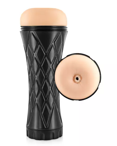 Image du masturbateur REALBODY ANUS MANUAL BLACK, plaisir intense et réalisme exceptionnel-1