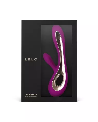 LELO SORAYA 2 Deep Rose vibromasseur de luxe double stimulation-2