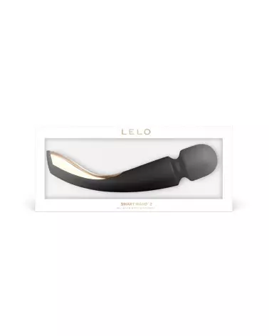 Image du LELO Smart Wand 2 Large Noir, masseur de luxe pour relaxation optimale-2