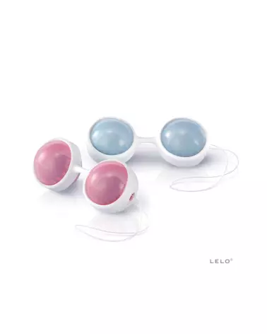 Image des Boules de Geisha LELO LUNA BEADS Rose pour tonification pelvienne-1