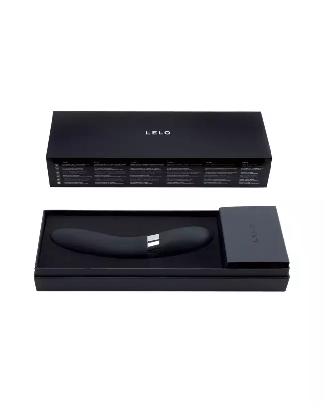 Image du vibromasseur LELO ELISE 2 Black, design luxueux et élégant, haute performance-2