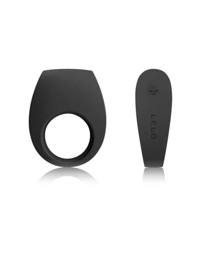 LELO TOR 2 Black anneau vibrant de luxe pour couples-4