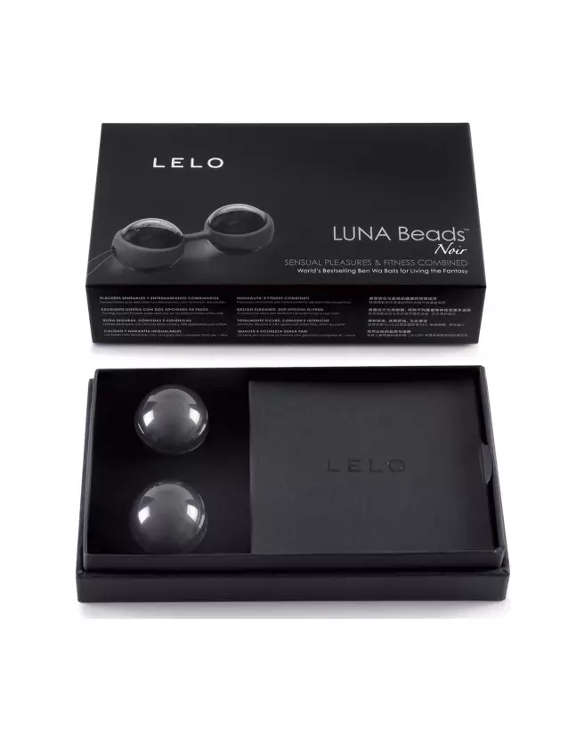 Image des LELO LUNA BEADS Noir, boules de Geisha élégantes pour tonification pelvienne-3
