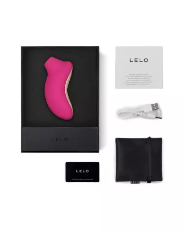 Photo de LELO SONA Cruise Cerise, stimulateur clitoridien haut de gamme-4