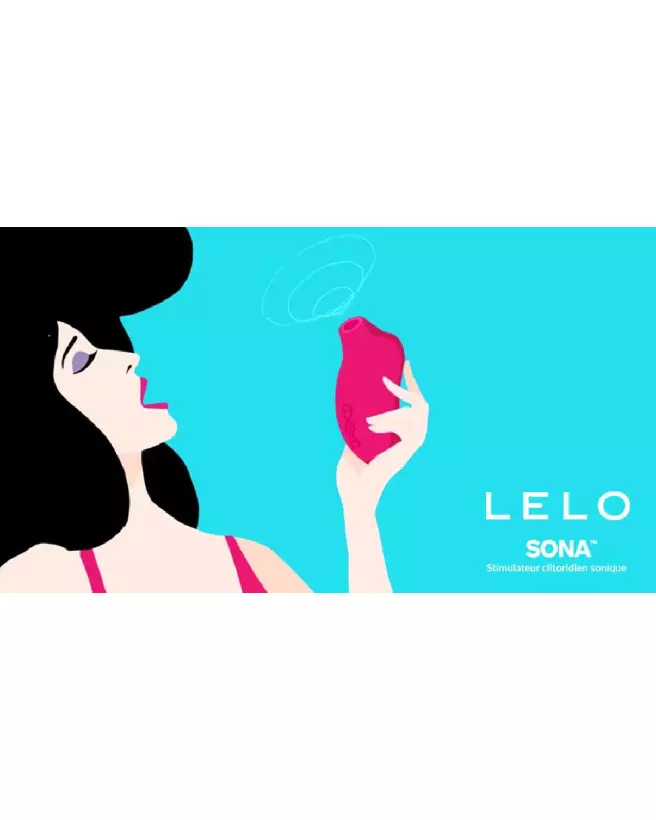 Photo de LELO SONA Cruise Cerise, stimulateur clitoridien haut de gamme-10