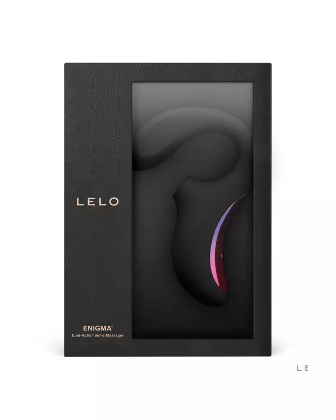 LELO ENIGMA Black, stimulateur Rabbit de luxe pour double plaisir-2