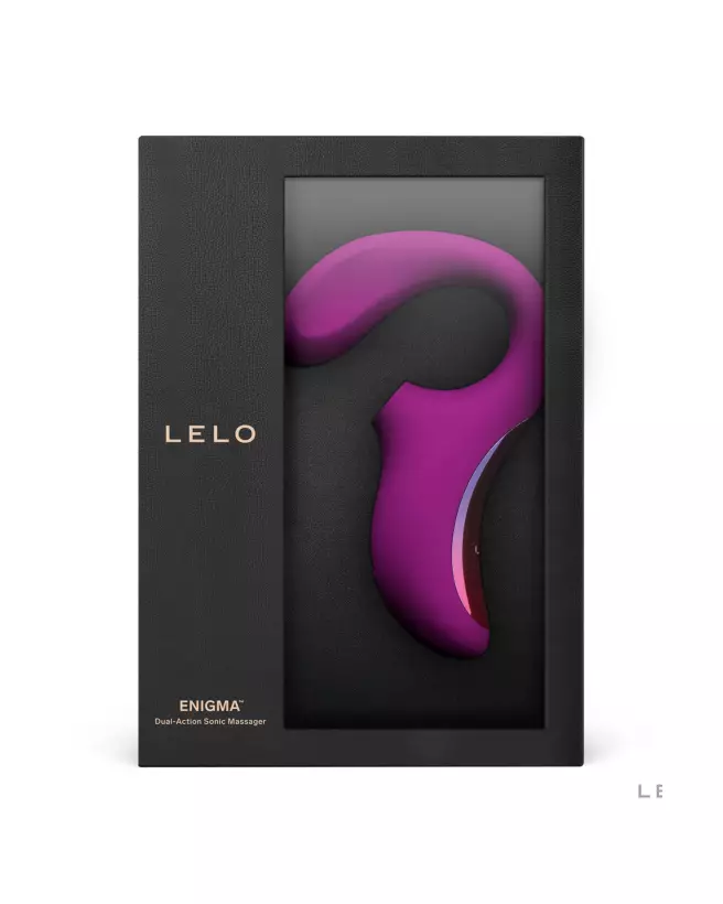 Vibromasseur LELO ENIGMA Deep Rose, stimulation double, luxe et innovation-2
