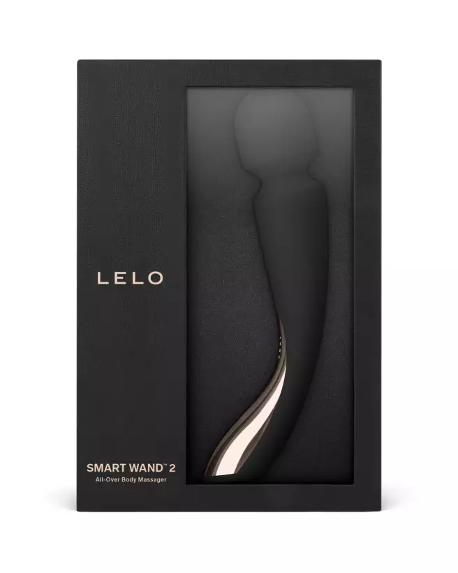 Image du LELO SMART WAND 2 M Black, masseur ergonomique et élégant-2