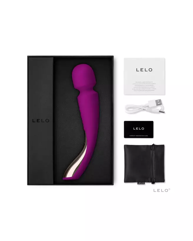LELO SMART WAND 2 M masseur Deep Rose pour relaxation et bien-être-3