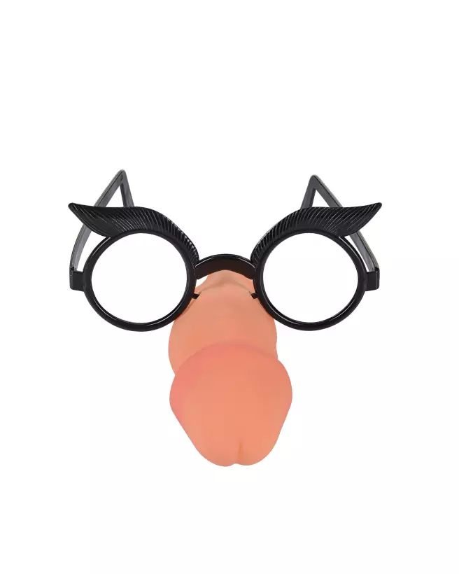 Lunettes Penis Fun Phony Face pour soirées humoristiques et cadeaux originaux-1
