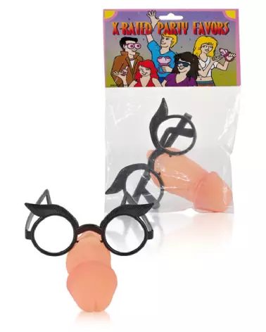Lunettes Penis Fun Phony Face pour soirées humoristiques et cadeaux originaux-2