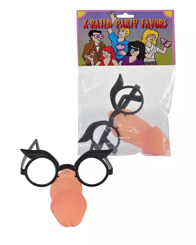 Lunettes Penis Fun Phony Face pour soirées humoristiques et cadeaux originaux-4