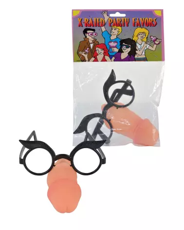 Lunettes Penis Fun Phony Face pour soirées humoristiques et cadeaux originaux-4