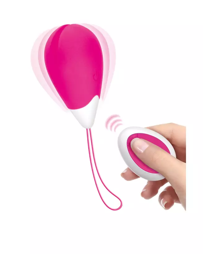 YOBA Love Egg 2 oeuf vibrant télécommandé pour plaisir discret-1