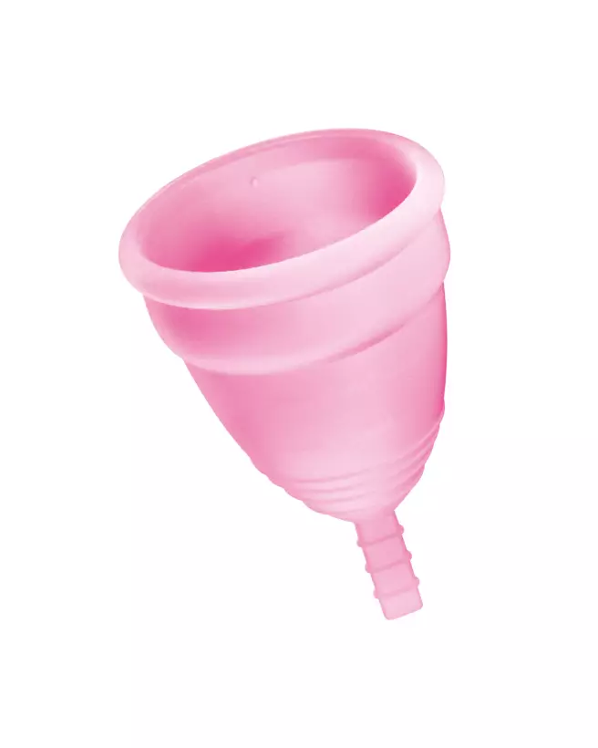 Cup menstruelle rose YOBA taille S pour hygiène intime écologique-1
