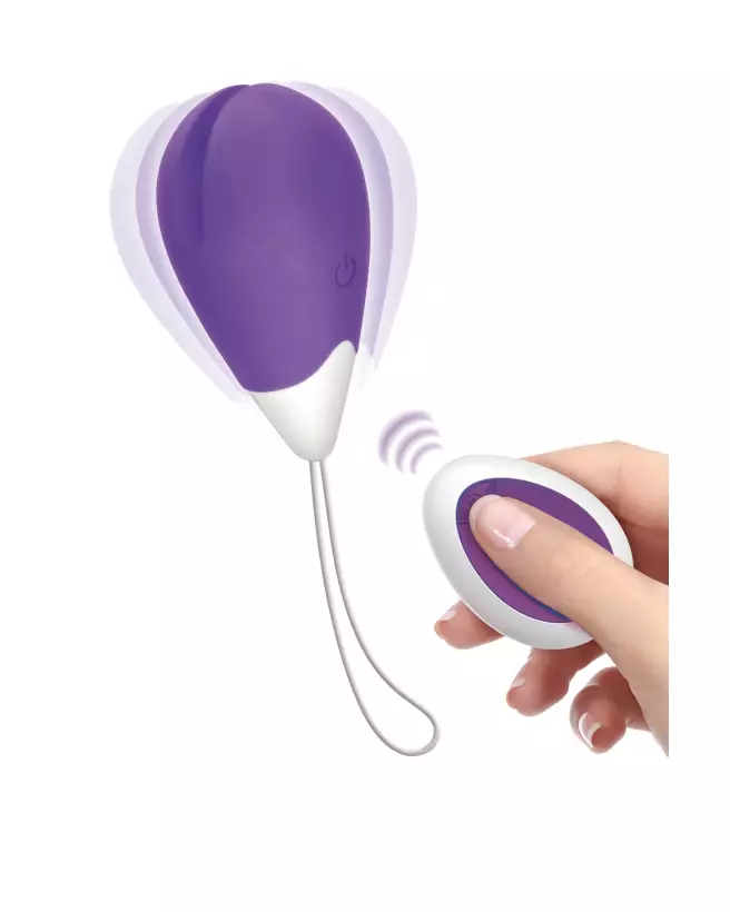 Image du YOBA LOVE EGG 2 PURPLE, oeuf vibrant télécommandé en pourpre-1