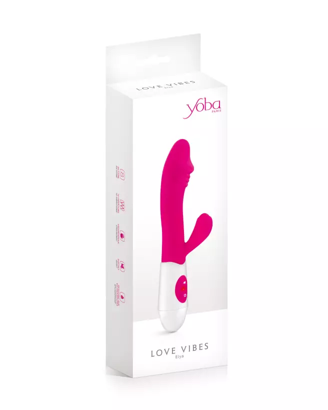 Image du YOBA Rabbit Vibrator Elya, vibromasseur ergonomique et silencieux-2