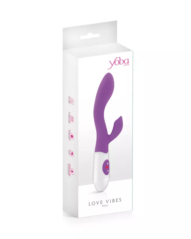 YOBA Rabbit Vibrator Naya Purple pour stimulation intense-2