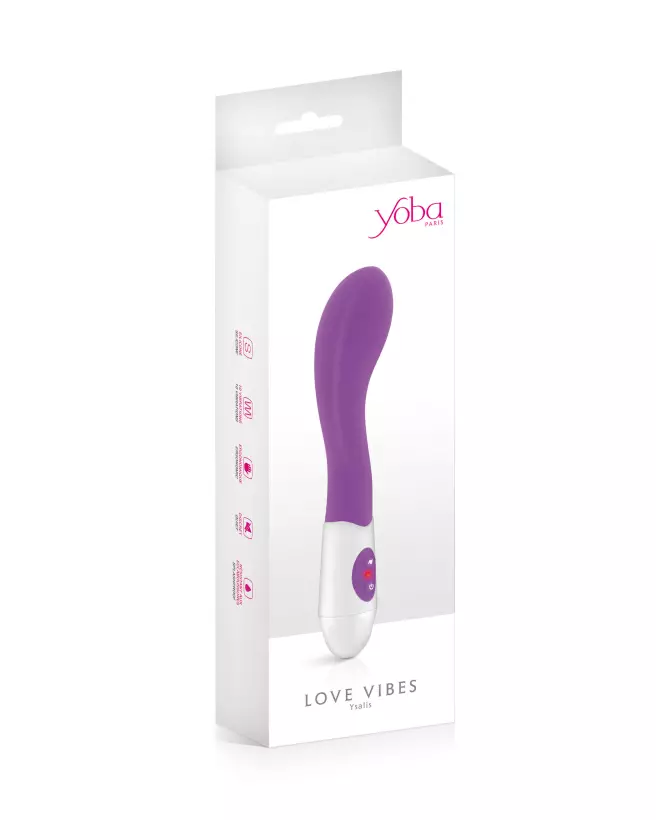 Vibromasseur YOBA G-SPOT YSALIS PURPLE pour stimulation intense du point G-2