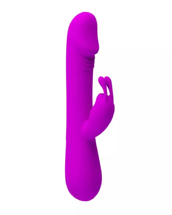 Vibromasseur Rabbit PRETTY LOVE CLEMENT avec stimulation double pour plaisir intense-3