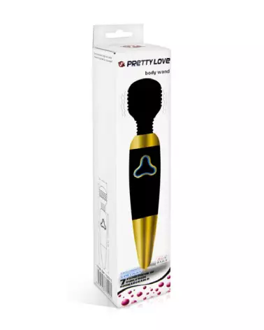 Pretty Love Body Wand Black Gold - Masseur de luxe noir et or-2