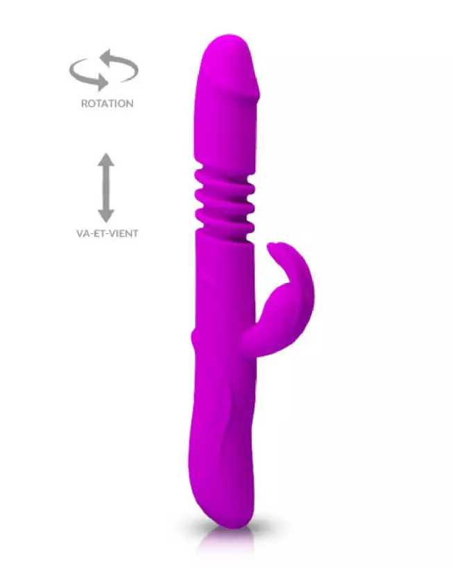 Pretty Love Ward Rabbit Vibrator for Dual Clitoral and G-spot Stimulation-1