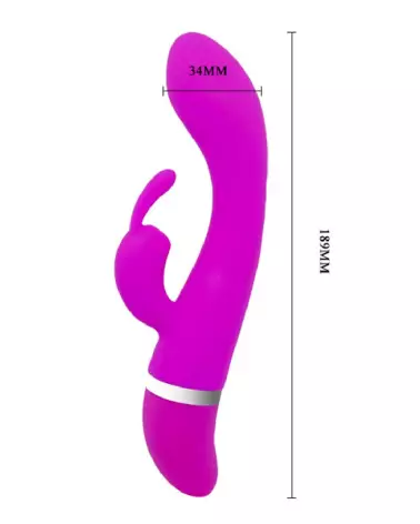 Pretty Love Freda Rabbit Vibrator for dual G-spot and clitoral stimulation-3