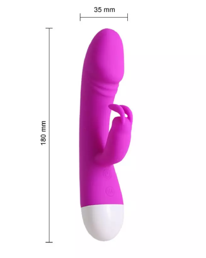 Image vibromasseur Rabbit PRETTY LOVE WILL pour plaisir intense-3