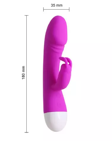 Image vibromasseur Rabbit PRETTY LOVE WILL pour plaisir intense-3