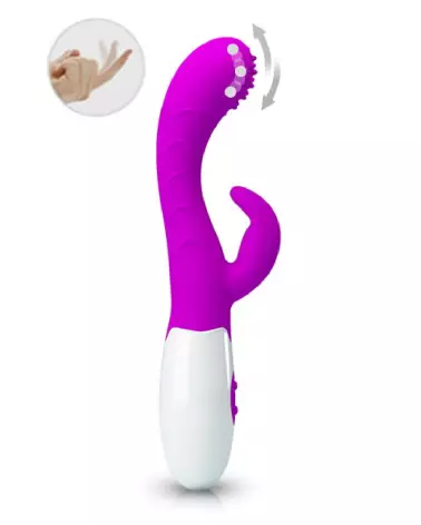 Image du vibromasseur PRETTY LOVE ARTHUR, sextoy Rabbit ergonomique haute performance-1