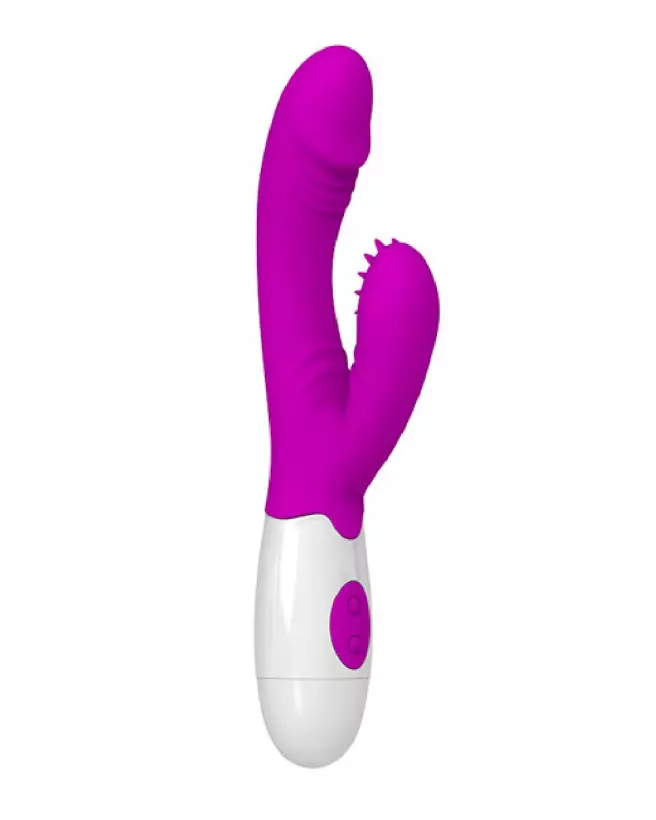 Pretty Love Andre silicone rabbit vibrator for dual clitoral and g-spot stimulation-4