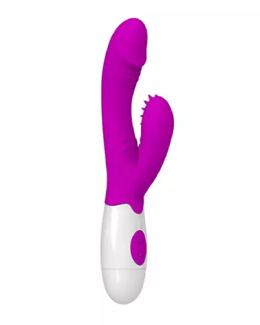 Pretty Love Andre silicone rabbit vibrator for dual clitoral and g-spot stimulation-4