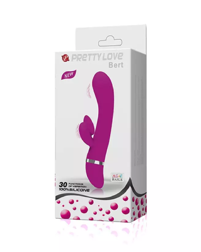Pretty Love Bert Rabbit Vibrator with Dual Motors and Waterproof Silicone Design-2