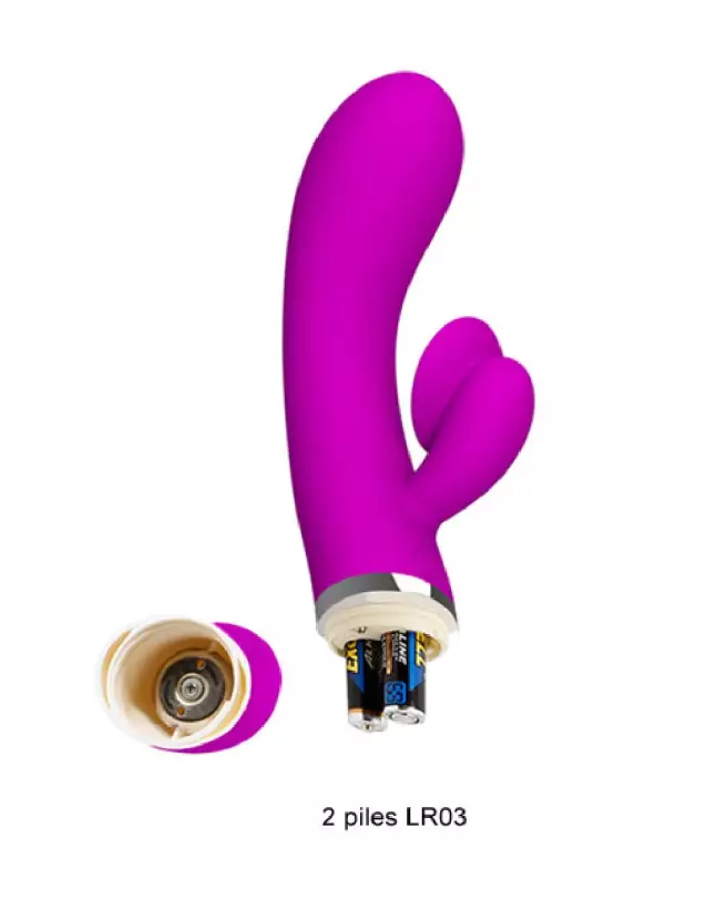 Pretty Love Bert Rabbit Vibrator with Dual Motors and Waterproof Silicone Design-3