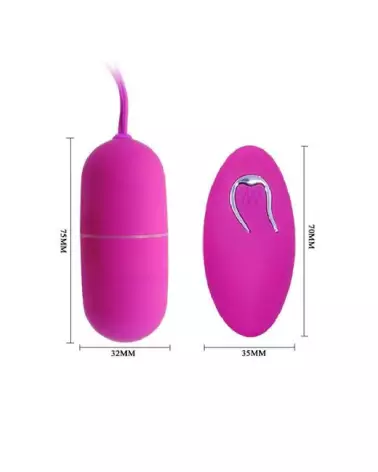 Oeuf vibrant télécommandé Pretty Love Arvin en couleur fuchsia-4