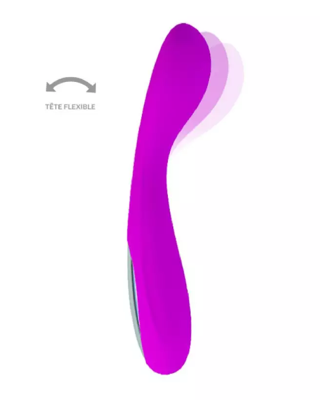 Image du vibromasseur Pretty Love Nigel, sextoy rechargeable et étanche en silicone doux-1